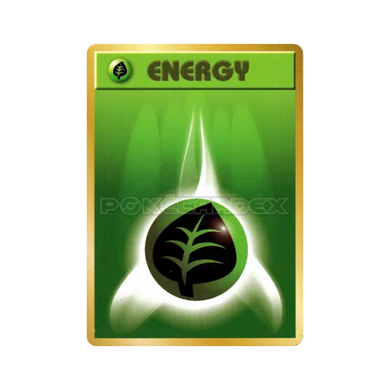 Carte Pokémon Japonaise Énergie Plante (1996) — Energies
