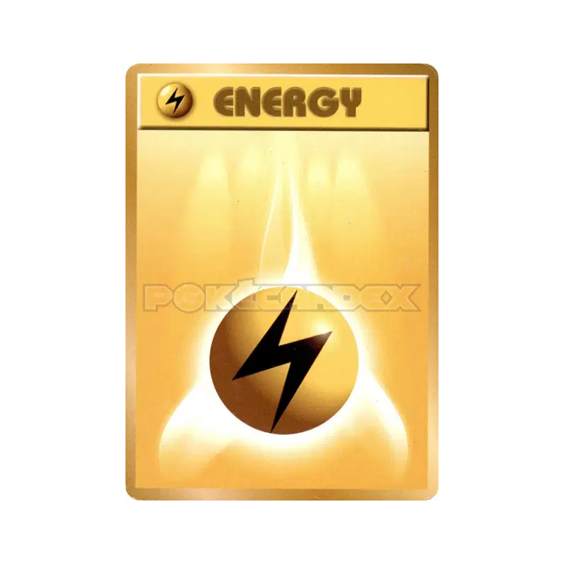 Carte Pokémon Japonaise Énergie Electrique (1996) — Energies
