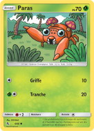 Carte Pokémon Paras 4/68 Commune Destinées Occultes