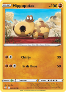 Carte Pokémon Hippopotas 084/203 Commune Évolution Céleste