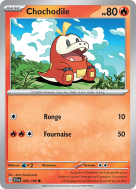 Carte Pokémon Chochodile 036/198 Commune Écarlate et Violet (JCC)