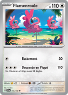 Carte Pokémon Flamenroule 165/198 Peu commune Écarlate et Violet (JCC)