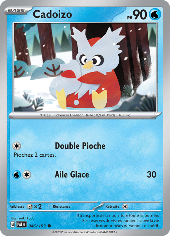 Carte Pokémon Cadoizo 046/193 Commune Évolutions à Paldea