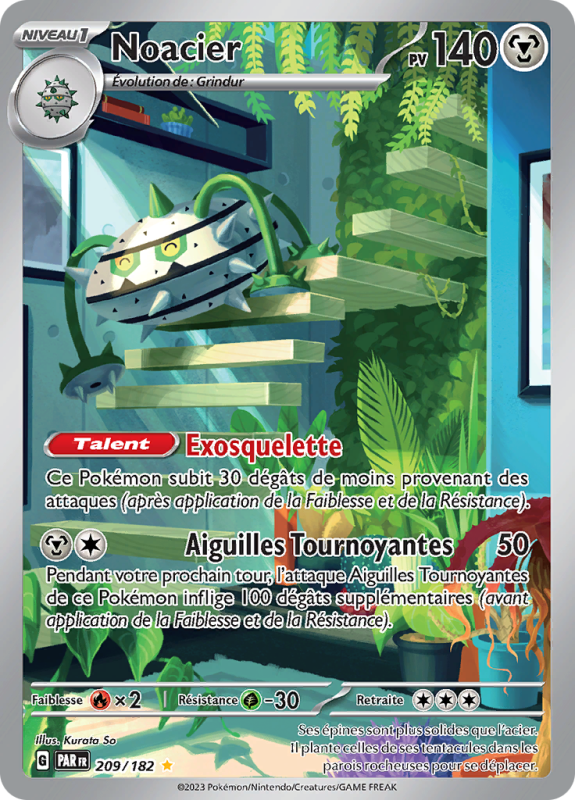 Carte Pokémon Noacier 209/182 AR Faille Paradoxe