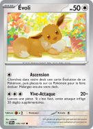 Carte Pokémon Évoli 135/167 Commune Mascarade Crépusculaire