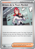 Carte Pokémon Ariane de la Team Rocket 171/182 Peu commune Rivalités Destinées