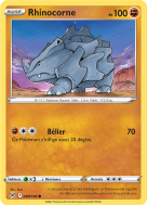 Carte Pokémon Rhinocorne 089/196 Commune Origine Perdue
