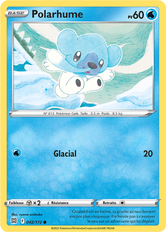Carte Pokémon Polarhume 042/172 Commune Stars Étincelantes