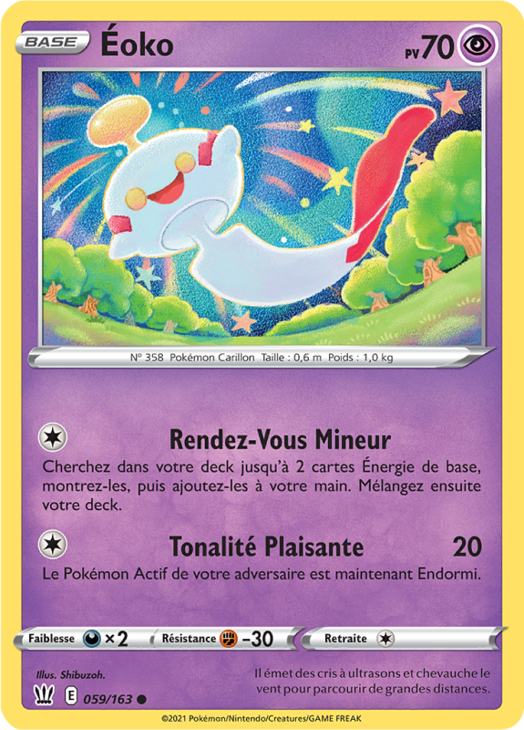 Carte Pokémon Éoko 059/163 Commune Styles de Combat