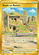 Carte Pokémon Stade en Ruines 215/196 Gold Origine Perdue