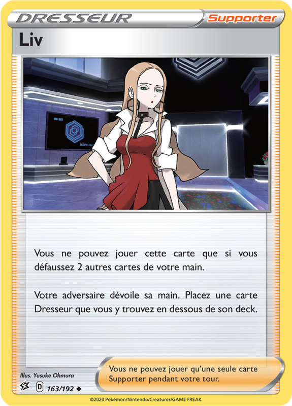 Carte Pokémon Liv 163/192 Peu commune Clash des Rebelles
