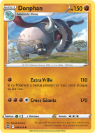 Carte Pokémon Donphan 092/195 Peu commune Tempête Argentée