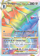 Carte Pokémon Dialga Originel-VSTAR 198/189 Rainbow Astres Radieux