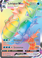 Carte Pokémon Léviator-VMAX 207/203 Rainbow Évolution Céleste