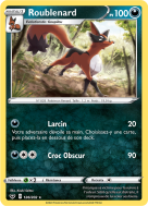 Carte Pokémon Roublenard 126/202 Rare Épée et Bouclier (JCC)