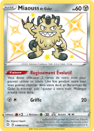 Carte Pokémon Miaouss de Galar SV086/SV122 Ultra Rare Destinées Radieuses