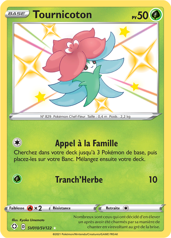 Carte Pokémon Tournicoton SV010/SV122 Ultra Rare Destinées Radieuses