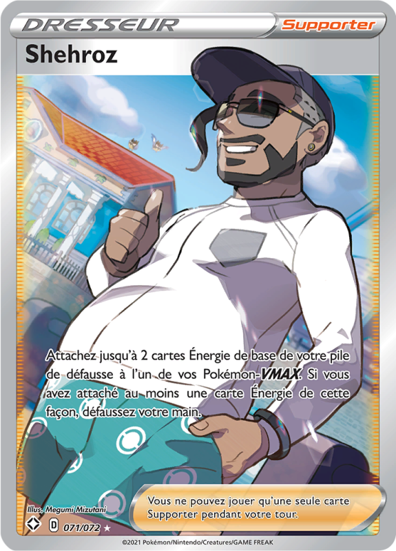 Carte Pokémon Shehroz 071/072 Ultra Rare Destinées Radieuses