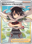 Carte Pokémon Résolution d'Amaryllis 203/203 Ultra Rare Évolution Céleste