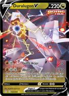 Carte Pokémon Duralugon-V 122/203 Ultra Rare Évolution Céleste
