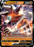 Carte Pokémon Lougaroc-V 091/203 Ultra Rare Évolution Céleste