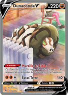Carte Pokémon Dunaconda-V 252/264 Ultra Rare Poing de Fusion