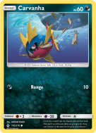 Carte Pokémon Carvanha 110/214 Commune Alliance Infaillible