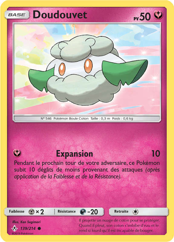 Carte Pokémon Doudouvet 139/214 Commune Alliance Infaillible