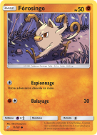 Carte Pokémon Férosinge 71/181 Commune Duo de Choc