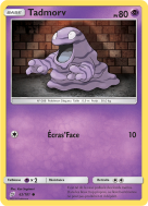 Carte Pokémon Tadmorv 62/181 Commune Duo de Choc