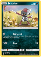 Carte Pokémon Scalpion 134/236 Commune Éclipse Cosmique