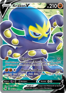 Carte Pokémon Krakos-V 072/073 Ultra Rare La Voie du Maître