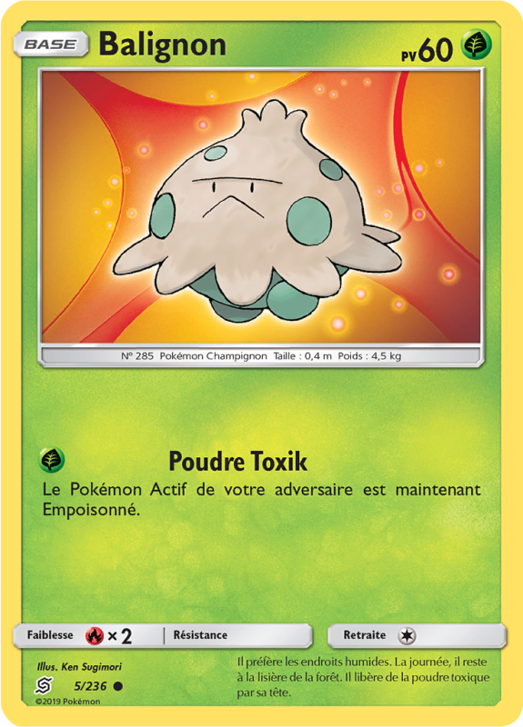 Carte Pokémon Balignon 5/236 Commune Harmonie des Esprits