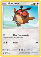 Carte Pokémon Hoothoot 106/147 Commune Ombres Ardentes