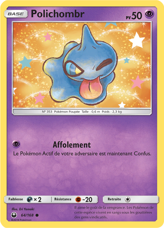Carte Pokémon Polichombr 64/168 Commune Tempête Céleste