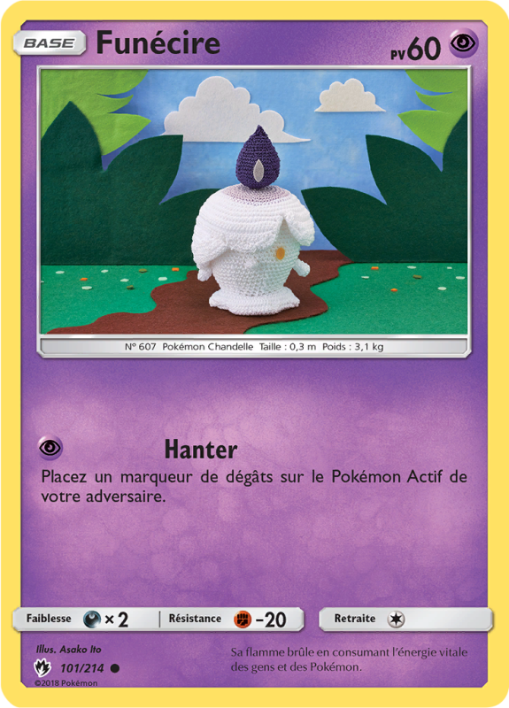 Carte Pokémon Funécire 101/214 Commune Tonnerre Perdu