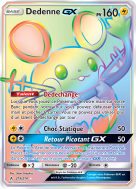 Carte Pokémon Dedenne-GX 219/214 Rainbow Alliance Infaillible