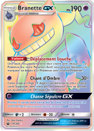 Carte Pokémon Branette-GX 174/168 Rainbow Tempête Céleste