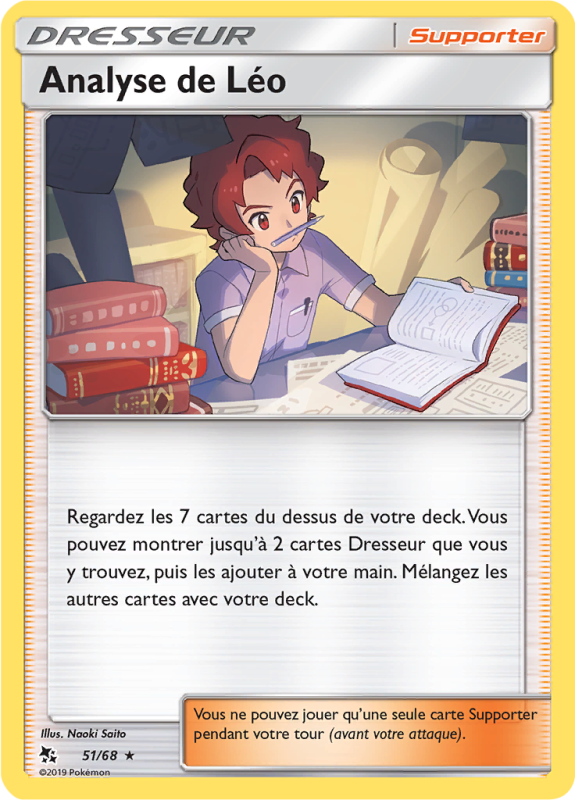 Carte Pokémon Analyse de Léo 51/68 Rare Destinées Occultes