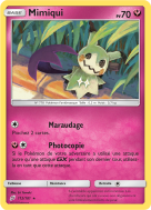 Carte Pokémon Mimiqui 112/181 Rare Duo de Choc