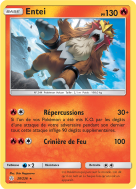 Carte Pokémon Entei 28/236 Rare Éclipse Cosmique