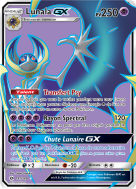 Carte Pokémon Lunala-GX 141/149 Ultra Rare Soleil et Lune (JCC)