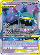 Carte Pokémon Grotadmorv et Grotadmorv d'Alola-GX 196/214 Ultra Rare Alliance Infaillible