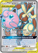 Carte Pokémon Méga-Lockpin et Rondoudou-GX 225/236 Ultra Rare Éclipse Cosmique
