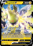 Carte Pokémon Regieleki-V 057/195 Ultra Rare Tempête Argentée