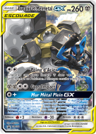 Carte Pokémon Lucario et Melmetal-GX SM192 Promo SM
