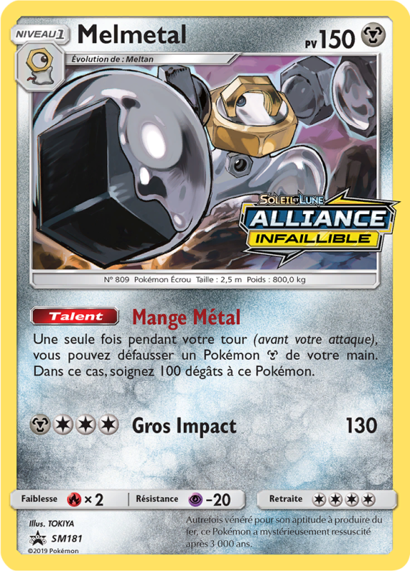 Carte Pokémon Melmetal SM181 Promo SM