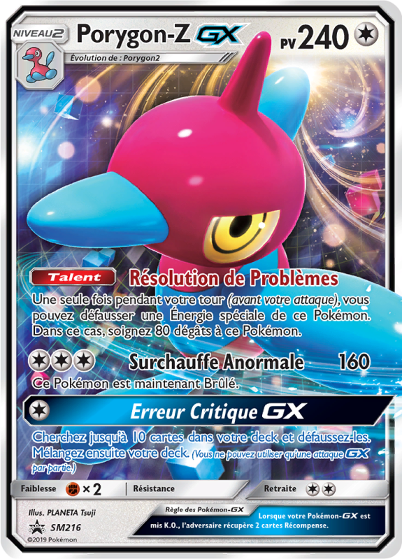 Carte Pokémon Porygon-Z-GX SM216 Promo SM