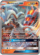 Carte Pokémon Reshiram-GX SM137 Promo SM