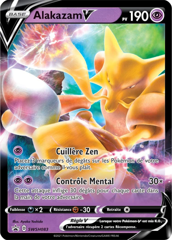 Carte Pokémon Alakazam-V SWSH083 Promo SWSH